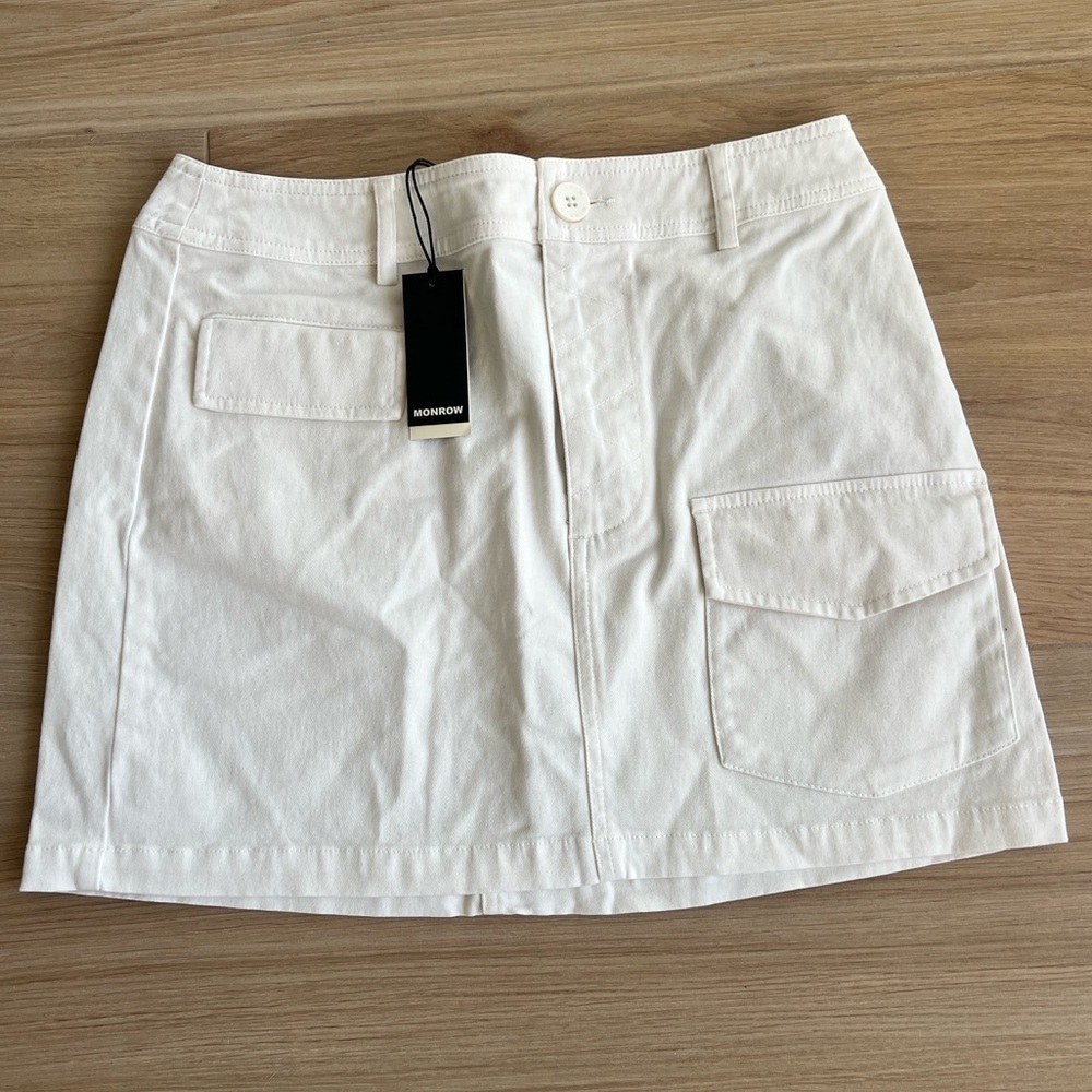 Monrow Utility Mini Skirt